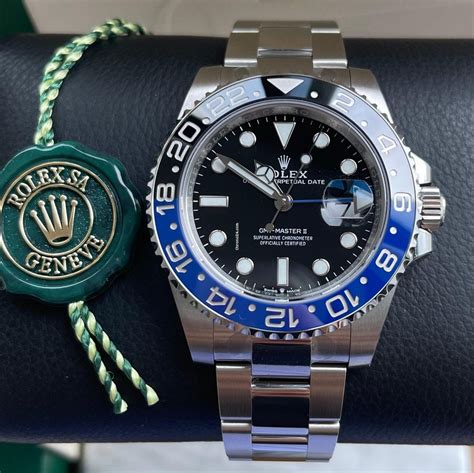 rolex gmt ii batman discontinued|rolex batman 2022.